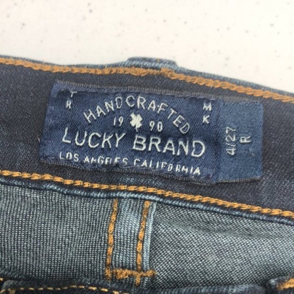 VINTAGE LUCKY BRAND BROOKE SKINNY JEANS 4/27x31 🍀 - Picture 2 of 11